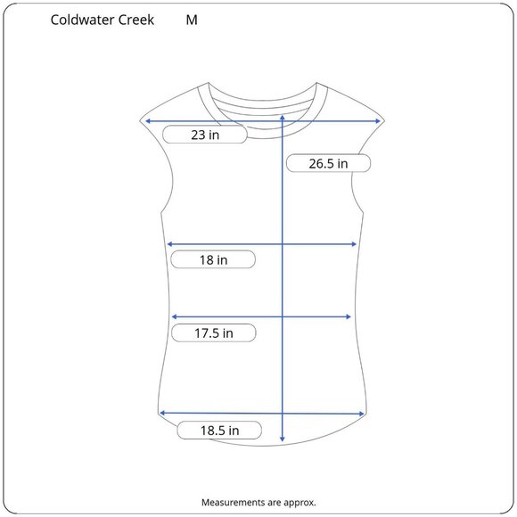 Coldwater Creek Womens Ribbed Neck Sweater Striped Cap Sleeve Size M (10-12) - Picture 3 of 12